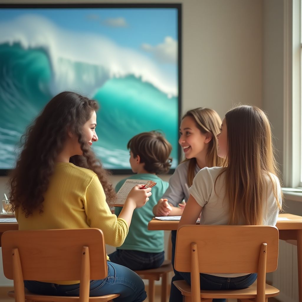Niños aprendiendo sobre finanzas